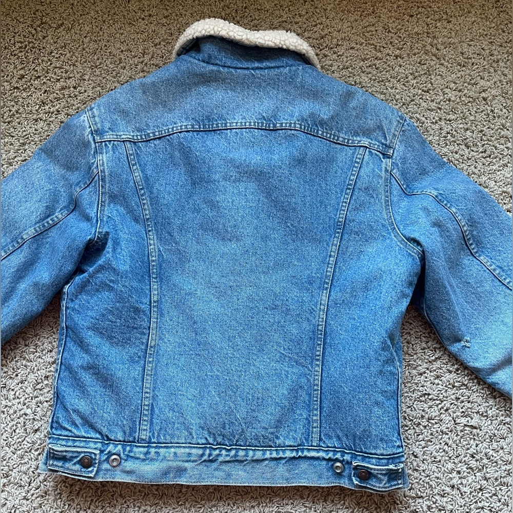 Levis orange tab sherpa and denim trucker jacket - Picture 6 of 8